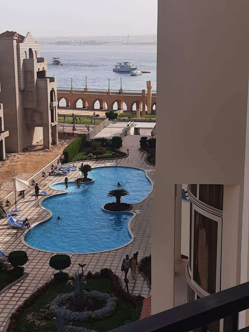 1455 2 bedroom sea view apartment in sahl hasheesh