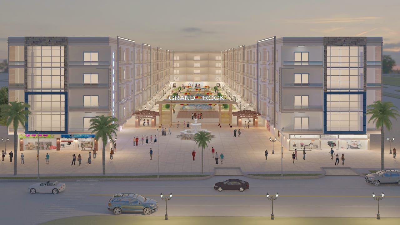 own your unit in Grand Rock Resort, first row, Al Mamsha El Seyahi, Hurghada Directly facing the sea.