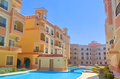 1470 1 bedroom flat in compound with pool in Al Ahya